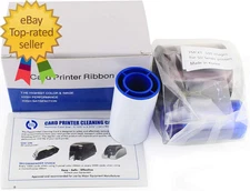 Color Ribbon Kit for Datacard  YMCKT 500 Images Cleaning card  cleaning sleeve 