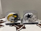 Jim Everett signed LA Rams & Danny White Dallas Cowboys signed mini helmet combo