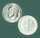 1957 P ROOSEVELT DIME 90% SILVER UNC Mint Set, As prestine as it gets.