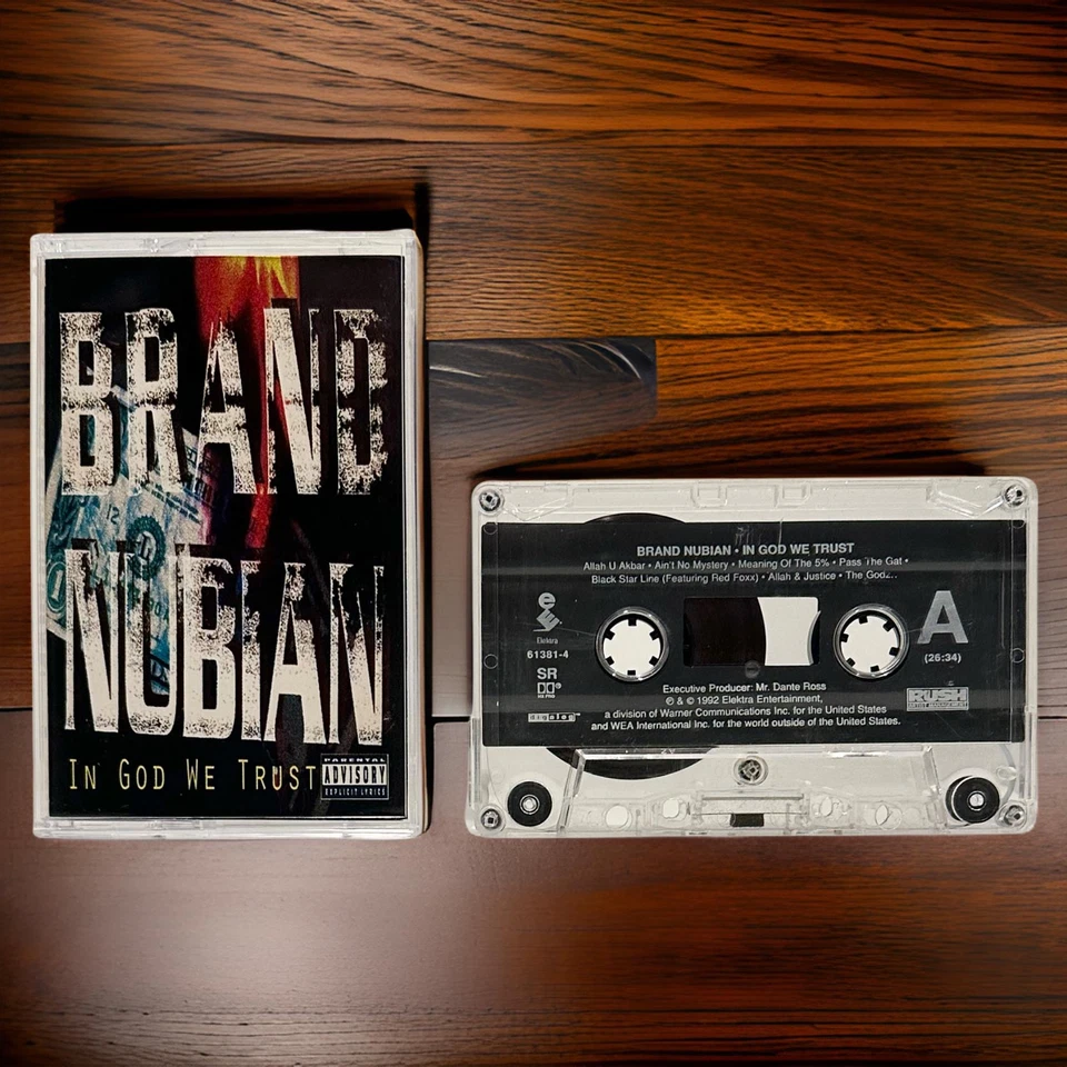 •BRAND NUBIAN - IN GOD WE TRUST• ~1992 OG PRESSING~ (CASSETTE TAPE) (1) - Image 2 of 4