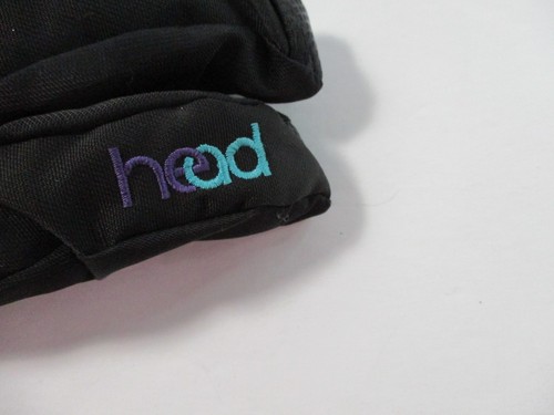 Head Ski Gloves Womens Medium Black Purple Teal Adjustable Snow Sport Winter - Picture 6 of 13