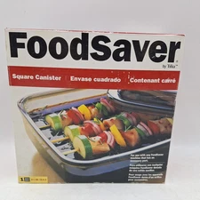 FoodSaver by Tilia Square Canister 2 1/4 Qt.  Vacuum Container Marinate Storage