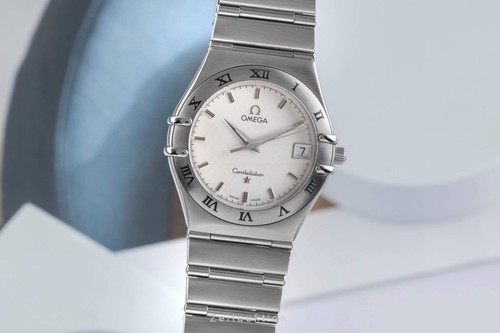 Omega Constellation Edelstahl Herrenuhr Datum Ref. 1512.30.00 Klassiker - Bild 2 von 14