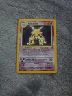 Pokémon Alakazam 001/130 Base Set 2 Holo Rare Card 1999 — MP