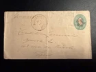 1888 Rare Alligator Mississippi to Paris France Transatlantic Cover Washington