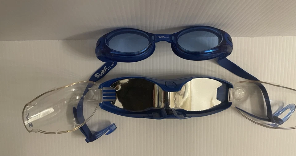 Óculos de natação ajustável Surf Club ajuste fácil - Proteção UV - Azul - Imagem 2 de 4