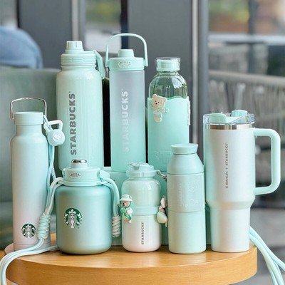 Starbucks x Stanley 2025 China Summer Fresh Mint 40oz SS Tumbler
