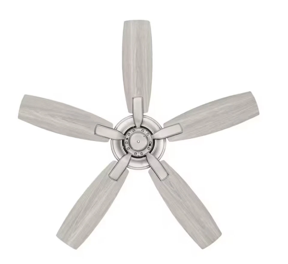 Hampton Bay Gazebo III 42 in. Indoor/Outdoor Brushed Nickel Ceiling Fan New - Image 2 of 4