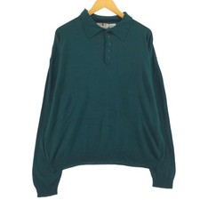 Used TRAVIS BENTON polo knit sweater size L men's