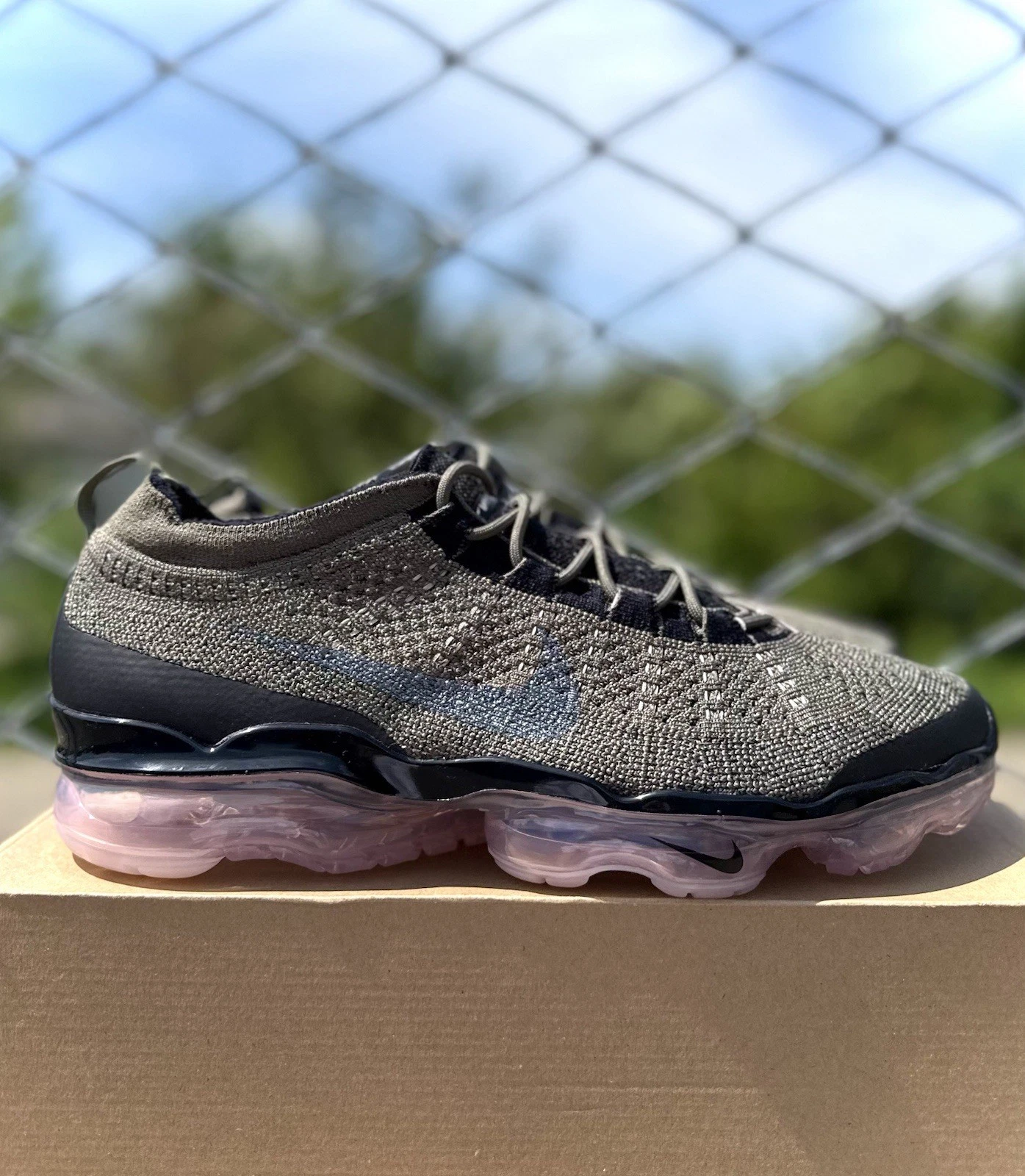 Nike Air VaporMax 2023 Flyknit Medium Olive DV1678 200 Uomo Taglia 11 Eur 45