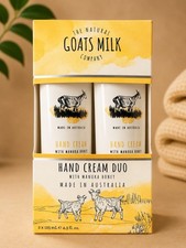 The Natural Goats Milk Company Hand Cream Duo Manuka Honey 2 x 125mL Australia