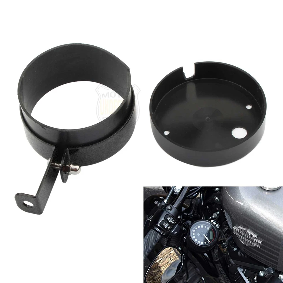 Motorcycle Speedometer Side Relocation Mount Bracket For Harley Sportster 93-20 Foto 3 de 4