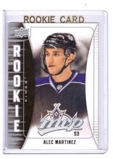 Alec Martinez 2009-10 Upper Deck MVP Rookie Card #375