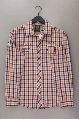 Blusa de moda para hombre Second Life talla 52, L a cuadros naranja algodón - Imagen 1 de 4