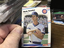 1988 Fleer Baseball FROM FACTORY SET # 430 Wade Rowdon