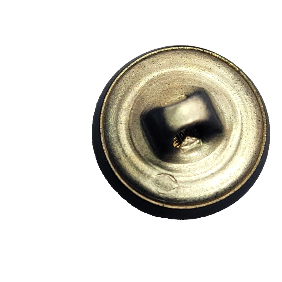 7 Vintage gold black brass Metal Buttons blazer coat 15mm - Image 2 of 4