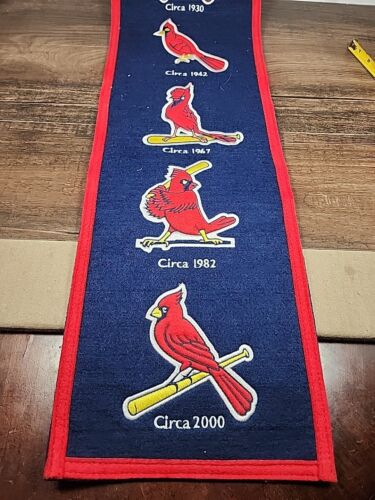 ☆St. Louis Cardinals MLB Winning Streak Sports Wool Blend Cardinal Logo Banner☆ - Picture 3 of 6