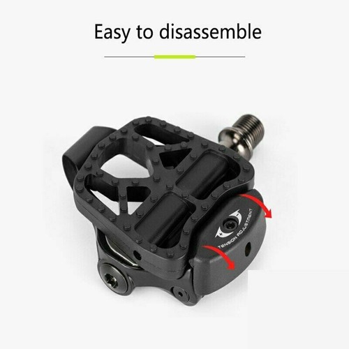 PROMEND Road Bike Self-locking Clipless Pedal Adapter for Shimano SPD KEO Look - Picture 7 of 12