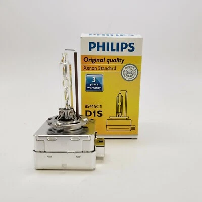 New D1S Original PHILIPS OEM 4300K HID Xenon Direct Factory Headlight bulb 85415 - Image 1 of 4
