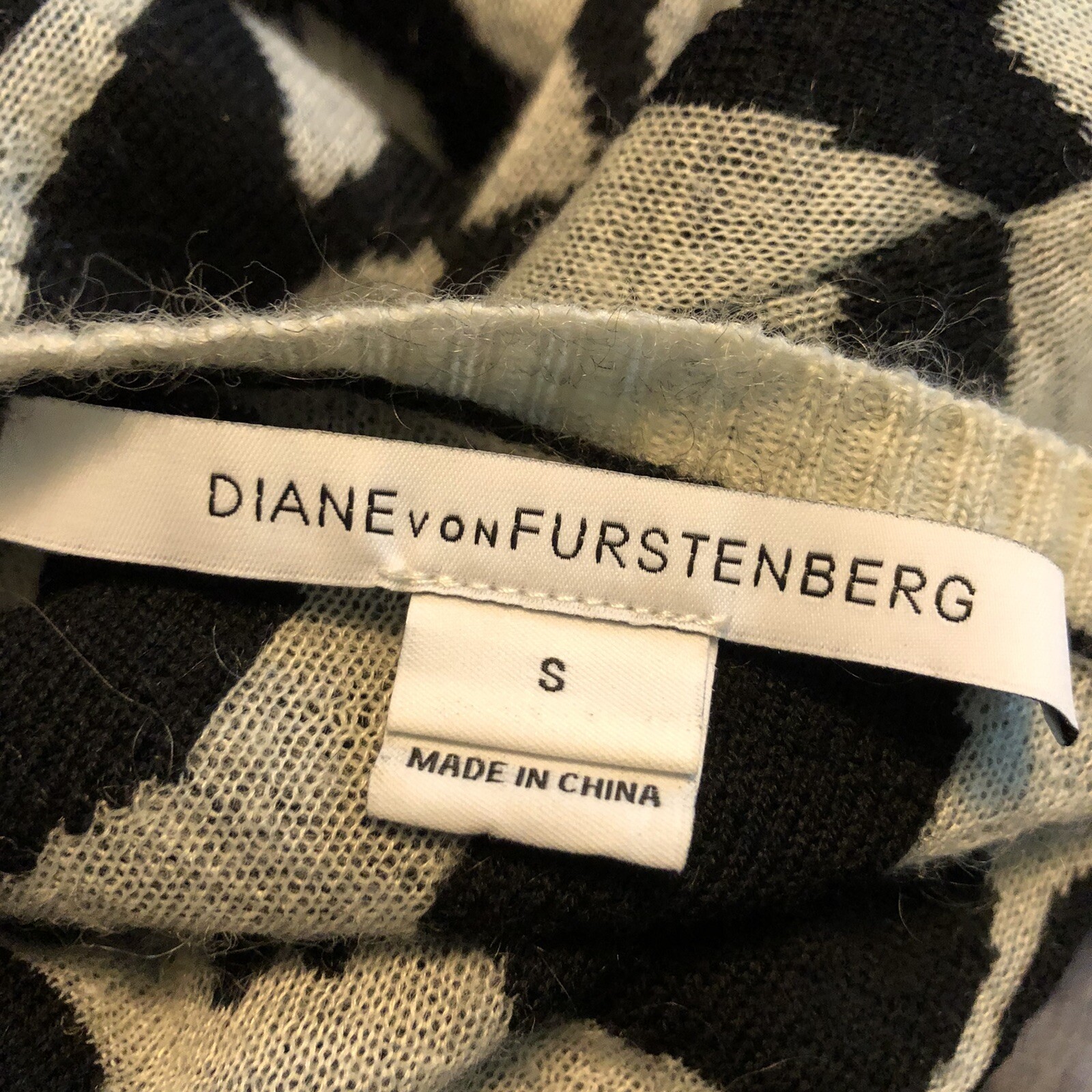 diane von furstenberg sweater dress womans small … - image 4