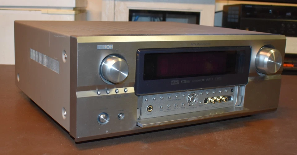 Denon AVR-3805 7.1CH AV Home Theater Surround Sound Receiver - (SILVER) - Image 2 of 4