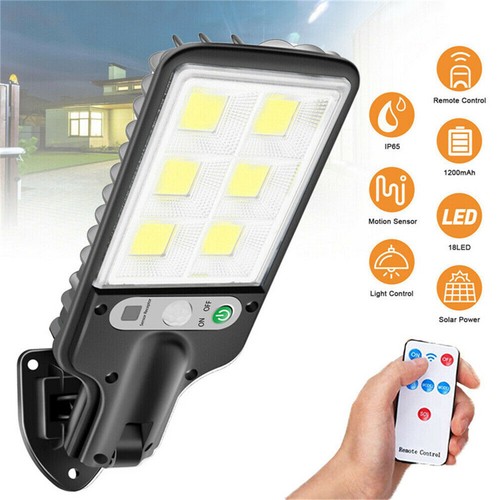 9000W Solar Security Lights Outdoor LED PIR Motion Sensor Flood Garden Light - Picture 2 of 16