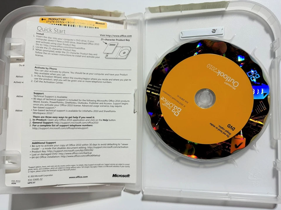 Microsoft Office Outlook 2010 OPEN BOX, Mail Management NOT for Windows 10/11 - Image 2 of 4