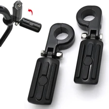 1.25" Crash Bar Classic Foot Pegs w/ Short Mounts For Harley Pan America RA1250 