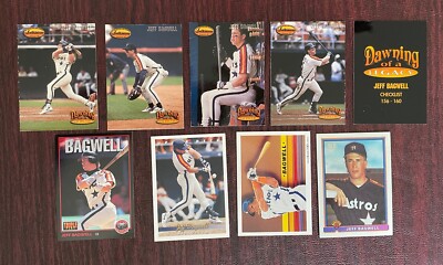 1993 Jeff Bagwell 9 Cards Total - 5 Card Ted Williams Co Dawning Of A Legacy + 4