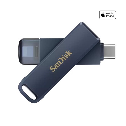 SanDisk Phone Drive 128GB USB Flash Drive iPhone iPad PC Mac iXpand Mobile Back - Afbeelding 7 van 7