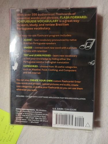 Portuguese Vocabulary by Living Language Staff (2009, Windows Software. - Picture 8 of 11