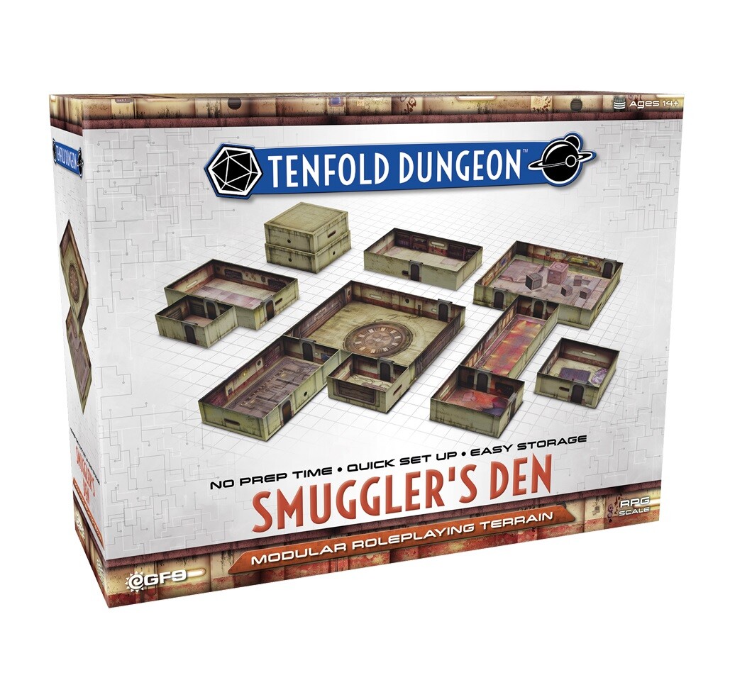 Tenfold Dungeon: Smuggler's Den | Modular Roleplaying Terrain Tenfold Dungeon: Smuggler's Den | Modular Roleplaying Terrain