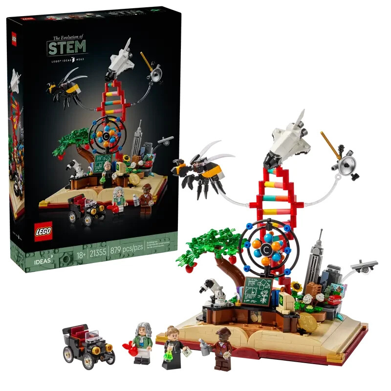 LEGO IDEAS 21355 L'EVOLUZIONE DI STEM