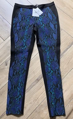 DIANE von FURSTENBERG DVF - Pantalon Addy Python - US 8 = dt. 38 - NEUF - NP 359 € - Photo 1/4