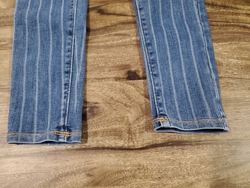 Lot of 2 Pair Girl's Size 12 Jeans Old Navy Ballerina Jeggings Striped Solid - Picture 5 of 9