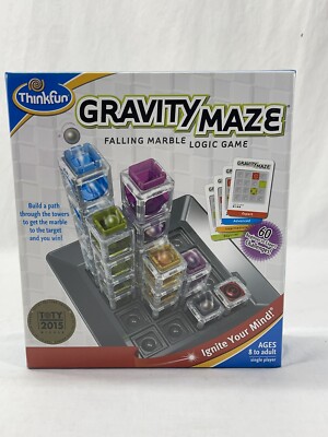 ThinkFun Gravity Maze Marble Run Brain Game STEM Toy Boys Girls brand new sealed