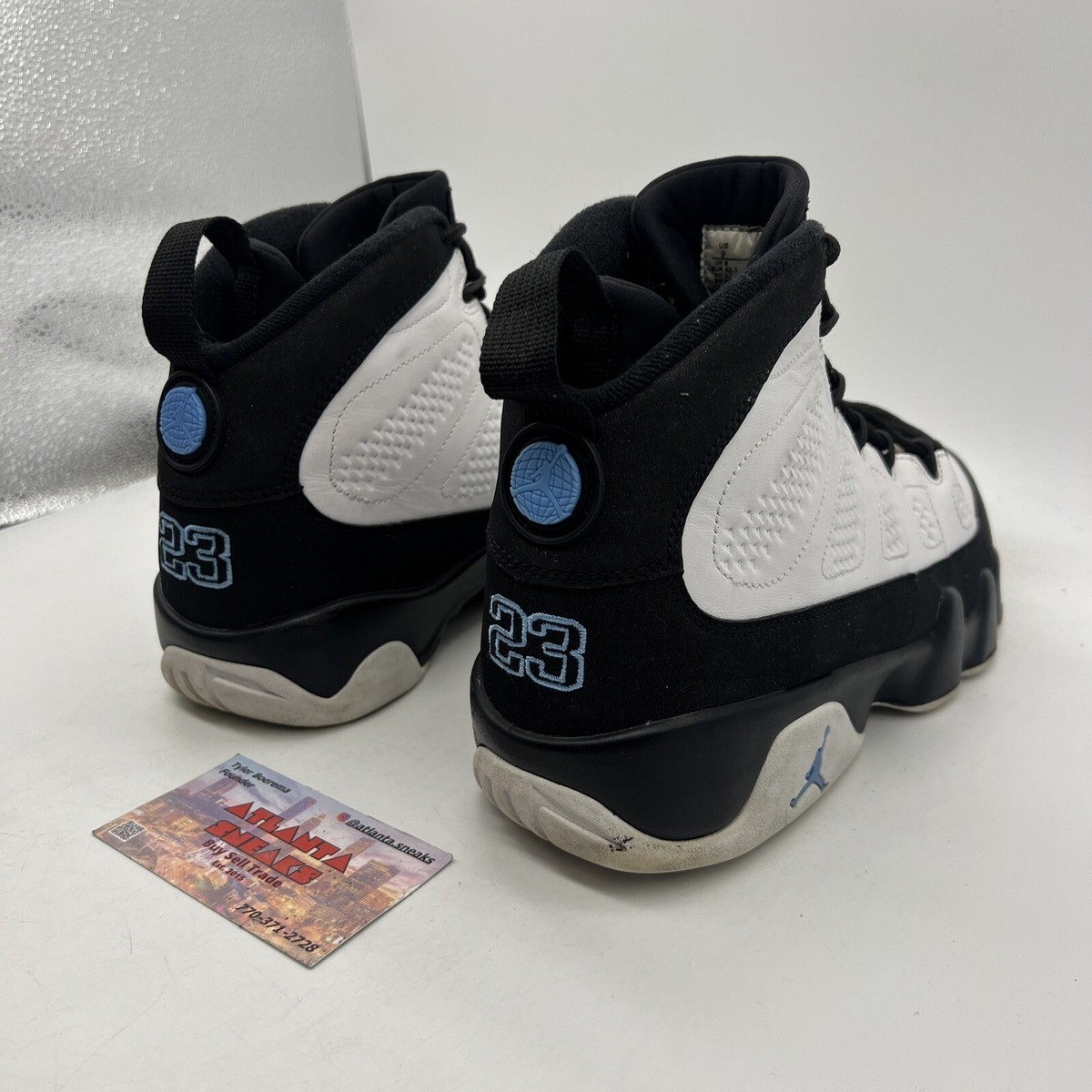 Air Jordan 9 ホワイト/ネイビー Jordan 9 Retro 2002 Low Blue Pearl for Sale | Authenticity