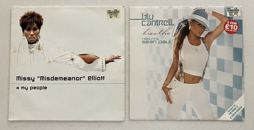 Blu Cantrell - Breathe & Missy Elliott - 4 My People - 12" Vinyl Schallplatten - Sehr guter Zustand/Sehr guter Zustand+