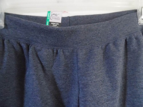 -BLUE JMS FLEECE ELASTIC WAIST LOUNGE LONG SWEAT PANTS OPEN LEG REG 5X - Picture 3 of 5