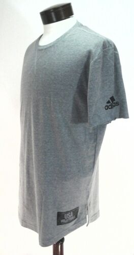 ADIDAS USAV Terry Tee USA Volleyball Heather Gray Soft Shirt CF0780 Men's XL New - Picture 2 of 7