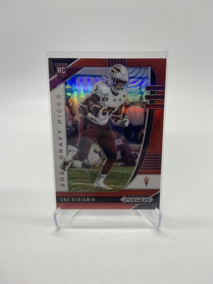 2020 Prizm Draft Picks Eno Benjamin - Red Refractor Rookie Card RC #119