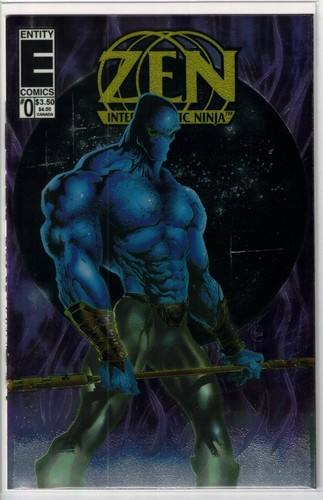 Zen Intergalactic Ninja #0 1993 Foil Cover Entity Comic {KOSTENLOSER VERSAND} - Bild 3 von 3