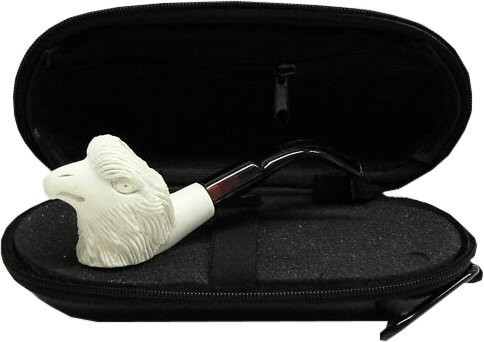 Tubo de espuma de mar miniatura - EAGLE con estuche rígido con cremallera - Imagen 1 de 5