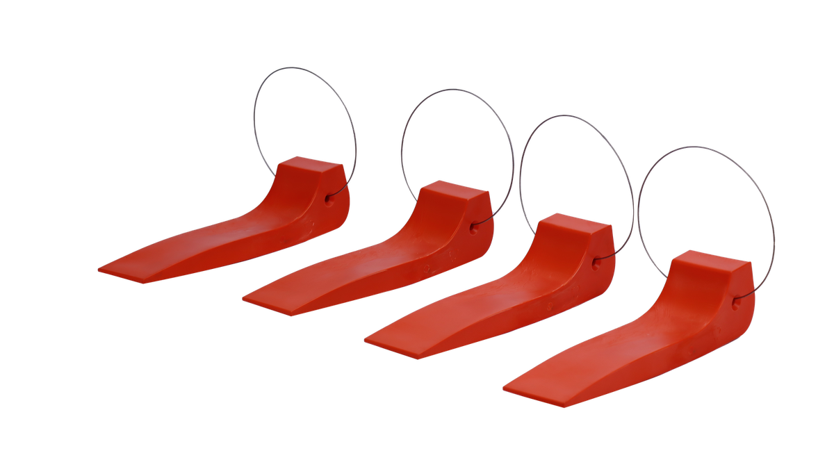 ORANGEE® 8 Pack Interlocking Tire Skate for Tow Truck, Rollback Wrecker Truck Neon