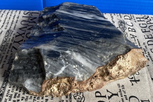 Vintage Large Marble Wedge Shaped Ashtray 7.25”L x 7.5”W x 1.5” Thick - Picture 9 of 10