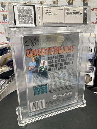 John Elway's Quarterback Football New Sealed VGA WATA CGC Nintendo NES SNES N64 - Picture 11 of 20