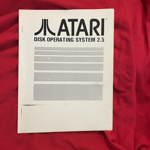 Atari 400/800 BASIC Reference Manual & Disk Operating System 2.5 Original Binder - Picture 5 of 8
