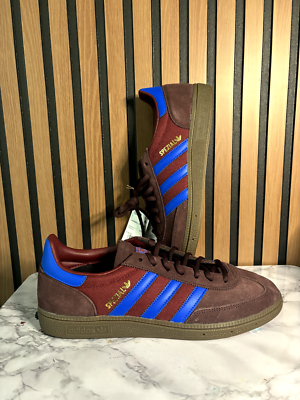 Adidas Handball Spezial Mens Night Red Blue Shadow Red Shoes  display picture 2