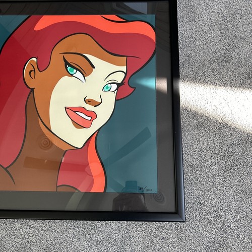 1994 DC Batman Animated Series Poison Ivy Lithograph LE /300 Lithograph WB Store - Picture 3 of 15