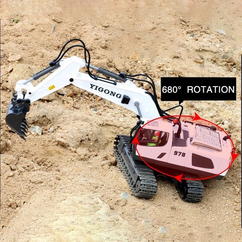 Remote Control Truck Crawler Engineering Vehicle Excavator Radio Control Toys Gi - Picture 2 of 16